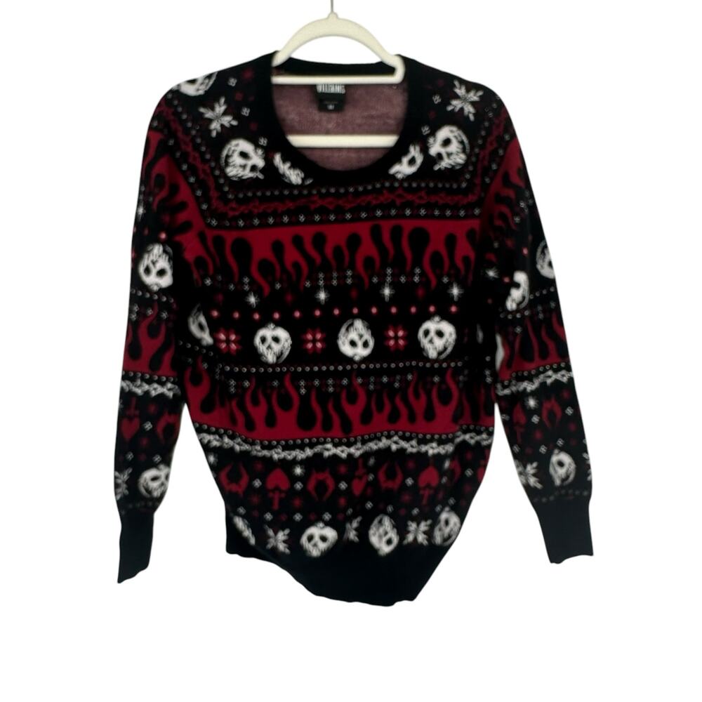 Disney Torrid Villains Black Nightmare Before Christmas Sweater Sz 00